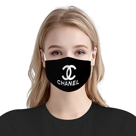 face mask chanel logo|chanel face masks virus.